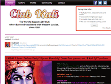 Tablet Screenshot of clubkali.com